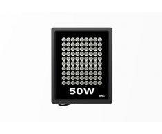 30W 50W 100W Floodlight Led Foco Proyector Led para Exterior Iluminación Decoración Blanco cálido 3500K/Blanco frío 6500K IP67 (50W, Blanco cálido)