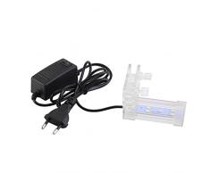 Fdit LED Luz Tanque de Peces Iluminación para Decoración de Acuario Lámpara de Burbujas Resistente Agua Acuario Lámpara de Planta Crece(080#1)