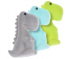 Navaris cadena luminosa diseño de dinosaurios - Guirnalda de luz LED 2 M de longitud - Tira de luces infantil luz blanca cálida - Mini dino verde