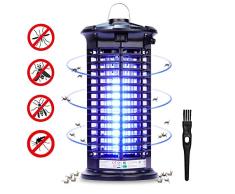 Yizhet Lámpara Antimosquitos, 4W UV Lámpara Mosquito Electrico, Lampara Antimosquitos Interior Mosquito de la Lámpara Multi-Insecto Lámpara Mata Insectos Electrico Matar Mosquitos y Moscas