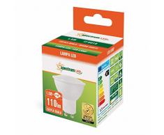 LED Foco GU10 Bombilla Blanco Cálido, 10 W SMD 120 ° Bombilla de bajo Spot