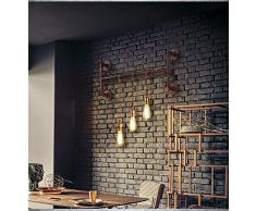 kinine Decoración Industrial simplicidad Edison Mini pared de cristal apliques de pared Vintage Lámpara Luz de forma Exterior rústico Lámparas de pared 039