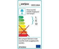 Oeegoo Tubo Led 150cm 55W 6700 Lúmenes Tubo fluorescente Impermeable IP65 blanco neutro 4000K Luminaria de Taller lámpara de baño Garaje Oficina Supermercado Bodega Departamento Cocina