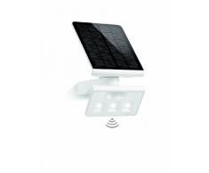 Steinel Xsolar L-S blanco - Lámpara Solar LED con 140° detector de movimiento, Potencia de 1,2 Watt, Luminosidad de 150 lm, Panel solar monocristalino, acumulador de litio-hierro 2500 mAh, 671006