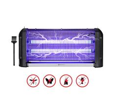 YUNLIGHTS 30W Lampara Antimosquitos Electrico con luz UV para Interiores al Aire Libre - Independiente o Colgante de Pared