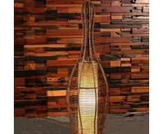 Ppy778 Lámpara de pie de Rattan/lámpara de Estudio de Restaurante Vertical