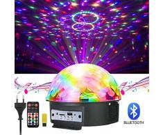 Luz del Discoteca, GUSODOR 9 colores Luces del Partido Bola Cristal Magica Lampara Etapa Luz Discoteca Lámpara LED DJ Luz Activado por Club Boda Cumpleaños KTV Bar Fiestas