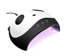 SuperMega® Panda - Secador manicura 36W Secador de Uñas de Panda,Lampara de Uñas LED UV