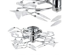 [lux.pro] Esta lámpara de techo - cromo - (4xE14) Iluminación colgante