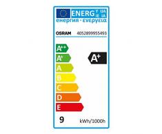 Osram Base Classic A - Lámpara LED, E27, 60W, Color cálido, Paquete de 3
