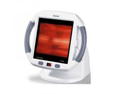 Beurer IL-50 - Lámpara Infrarrojos, 300 W, inclinación ajustable, cristal cerámico, color blanco