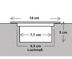 Juego de 2 LED Solar Foco de suelo Lugo, alrededor, Acero inoxidable, Vidrio, IP44; 5000.197