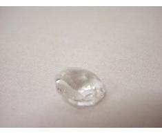 LOTE 4 PIEDRAS CRISTAL ROCA LAGRIMA OCTOGONO PLANA MEDIANA PARA LAMPARA