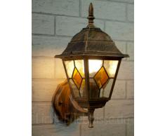 Rústica Lámpara de Pared / Iluminación Exterior IP43 / Oro Antiguo 8182n