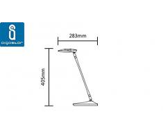 Aigostar 182021 - Lámpara de escritorio tipo flexo, LED, diseño de palo de golf