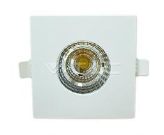 V-TAC 1153 iluminación de techo White - Lámpara (White, Dormitorio, Salón, Oficina, Plaza, Empotrada, De plástico, IP65)
