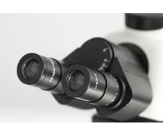 Microscopio de luz transmitida [Kern OBN 132] Desmontable y flexible, para el usuario cotidiano, Sistema óptico: Infinito, Tubo: Trinocular, Iluminación: 6V / 20W Halógena (transmitiendo)