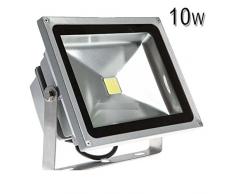 FOCO LED EXTERIOR 10 WATIOS LAMPARA PARED BAJO CONSUMO 10W JARDIN GARAJE A