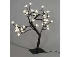 Brauns Heitmann LED decorativas-árbol con flores de cerezo, 36 teilig, 45 cm, luz blanca cálida-blanco 87647