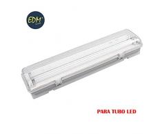 REGLETA ESTANCA PARA TUBO LED EQ 2X58W 155 CM EDM IP44