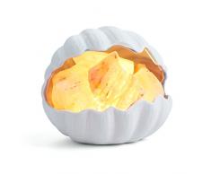 Egomall Seashell hecho a mano Himalaya Natural Cristal Lámpara de Sal