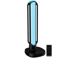 Lámpara de desinfección de ozono Ultravioleta, Tubo de Cuarzo doméstico Foco de Tubo Doble Luz de esterilización móvil de esterilización de 360 Grados