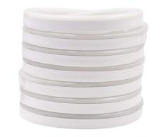 XUNATA 25 metros Tira de neón LED RGB flexible, 220V SMD 2835 120leds / m Cuerda, tubo de luz de tira LED regulable con 20 teclas de control remoto