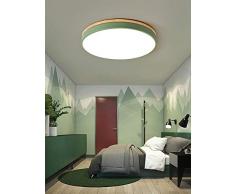 ZUEN Luz de Disco LED Empotrable Techo luminaria, Ultrafino, 6000K Natrual Blanco 18W Fluorescente, Moderno Techo LED luz Redonda Montaje Empotrado Control Remoto Dormitorio Sala de Estar,Pink