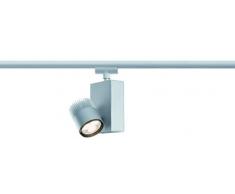 Paulmann 950.87 corriente Sistema de raíles, metal, integrado, Plata