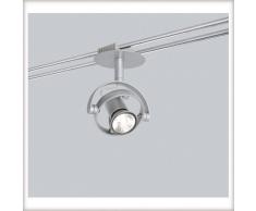 Paulmann 97650 corriente Sistema de raíles, metal, plata