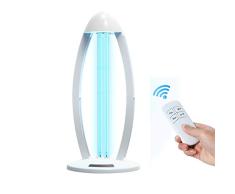 Lámpara de Esterilización UV,Lámpara Germicida de Ozono de Alta Intensidad 38W Esterilizador de Tubo de Cuarzo para Dormitorios, Coche, Mascotas, Cocina