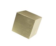 QAZQA Diseño Aplique moderno dorado - CUBE Aluminio Cubo Adecuado para LED Max. 1 x 40 Watt