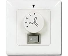 Pepeo interruptor de pared para ventilador de techo con luz, montaje empotrado, apto para todos los fabricantes