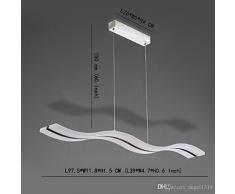 kasy-led ® 2016 Nueva Moderno 38 W LED Techo acrílico Lámpara colgante de techo Droplight luces accesorios para comedor vestíbulo Lampadario 220 V-240 V blanco cálido