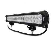 Safego C126WCB 18S 1X 20Inch 126W Led Luz de Trabajo 42 Led Lámpara Trabajo Bar Foco Proyector Viga de Inundación del Iluminacion Conducción Led Faros Coche Luz Auto Moto Camión Campo A Través
