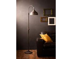 LED Lámpara de pie industrial estilo retro iluminación planchar función de toque