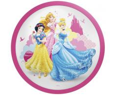 Philips Disney Princesas - Plafón, iluminación interior, luz blanca cálida, bombilla led de 4 W, plástico, color rosa