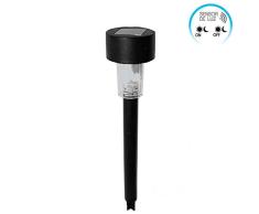 7H SEVENON Baliza Solar LED Exterior con Sensor Crepuscular
