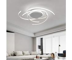 Luz Techo Dormitorios Plafon LED Diseño Lamparas de Techo Modernas Para Comedor Regulable 3000 K-6500 K con Control Remoto Decoracion Salon Modernos Habitacion Mesa de Salon Comedor Lamparas LED Techo