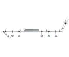 Paulmann 978.65 LED Rail Sistema de raíles Geo Q de Flex Cromo Mate 5 x 3 W 12 V Bombilla