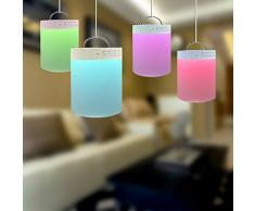 HF morning Lámpara LED de Mesa lamparas mesilla con altavoz Bluetooth Inalámbrico luz nocturna niños de color regulable Luz de Noche con control táctil Llamada de Manos Libres Bluetooth
