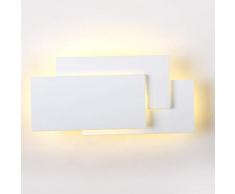 Lámpara de Pared LED Rectangular Decorativas V-TAC 12W – Cuerpo de Aluminio Fundido Blanco – Compatible con Sensor – Lámparas Modernas para Sala de Estar Dormitorios Oficina Recepción 3000K