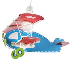 Dalber Baby Lámpara Infantil de Techo Plane Avión, Azul