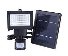 DGYZ Inundación LED,Luces De Seguridad con Sensor De Movimiento Cuerpo Humano Inteligente Inducción Reflector Luz De Calle Impermeable Al Aire Libre Lámpara De Pared Luz De Corredor Fácil De Instalar