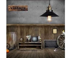 Loft lámpara de cristal moderna industria de la pantalla retro