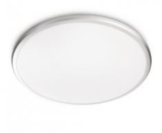 Philips Twirl - Lámpara LED de techo, color gris claro