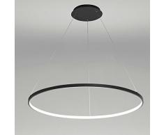 HomeLava Lámpara LED de Colgante 40W Iluminación Interior para Restaurante/Dormitorio/Oficina/Comedor, Blanca Fría