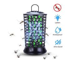 PECHTY Lámpara Mosquito Electrico, Lámpara antimosquitos UV Luz Lampara, Electrico Lámpara Anti Mosquitos para la Cocina la Sala de Estar el Cuarto de los Niños, Negro