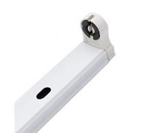 Regleta para Tubo LED T8 de 1200mm Aluminio efectoLED