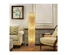 Moderno Ronda Lámpara de pie LED Rattan Jardín Sala de estar moderna decoración del dormitorio Estudio Estéreo lectura lámpara blanca (Tamaño: 20 x 110 cm), Tamaño: 20 x 110 cm ( Size : 20*110cm )